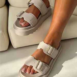 princess polly Ma Belle Sandals Cream